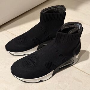 ASH Black Sock-Style Women’s Sneakers